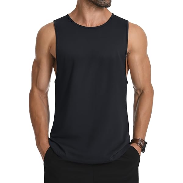 Mens Sleeveless Tee Shirts Harbor Bay By DXL Men's Big And